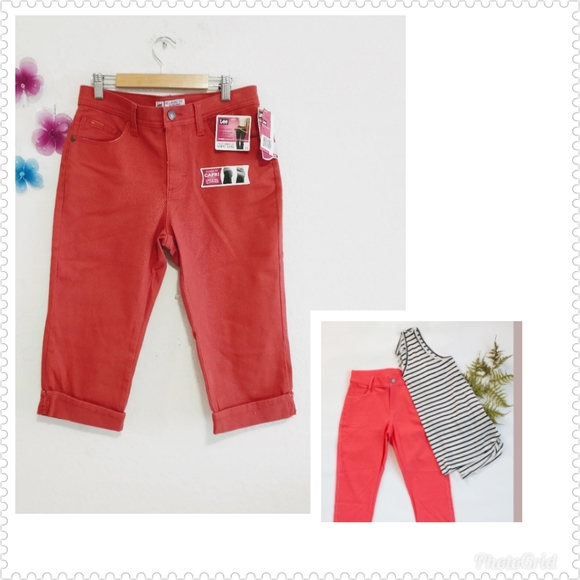 Lee Denim - 💰3x20Lee Coral classic fit Capri Jeans Slim Sz 6P